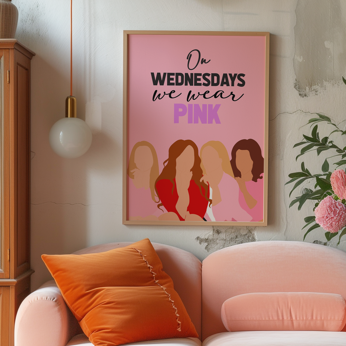 On Wednesdays We Wear Pink Print