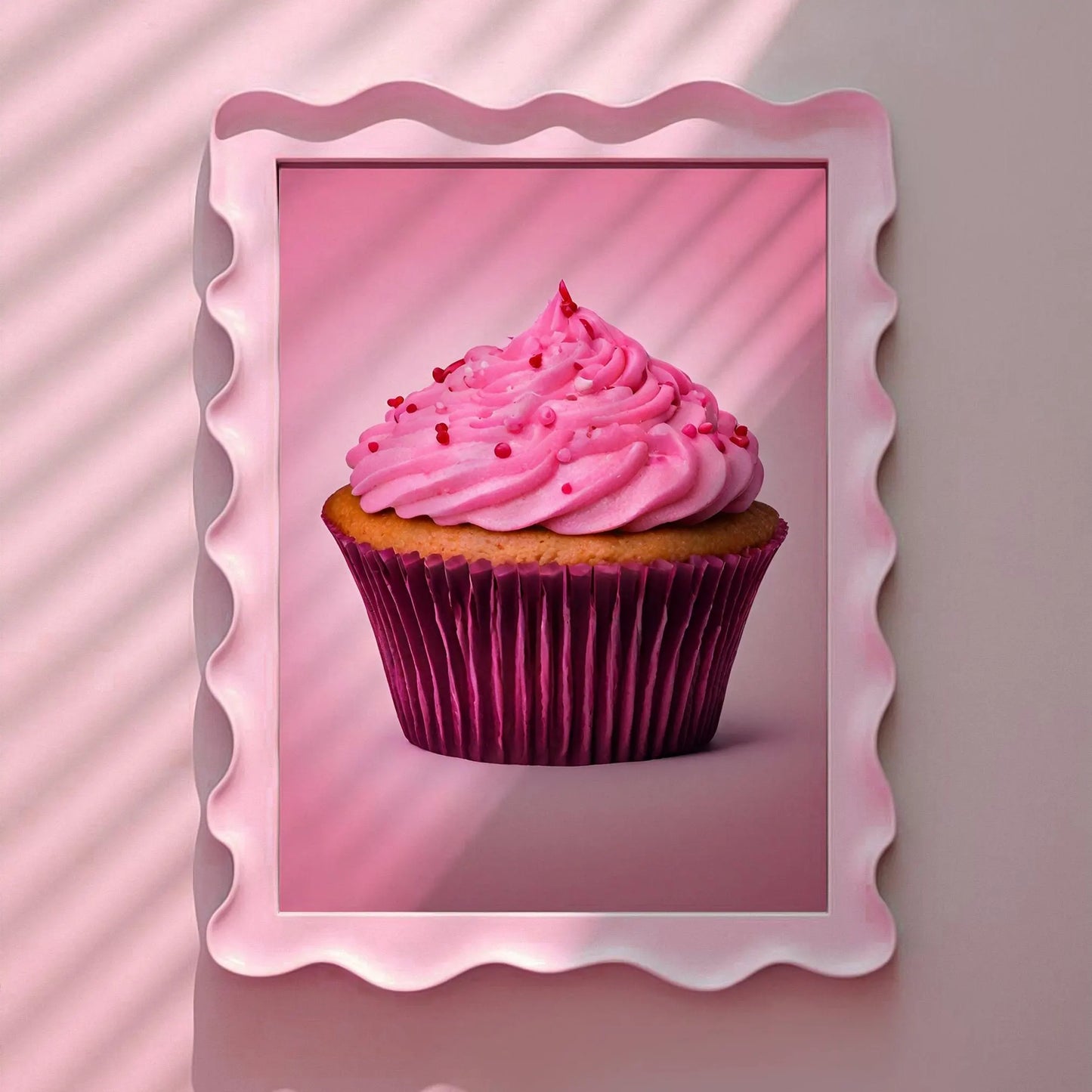 Pink Cupcake Print