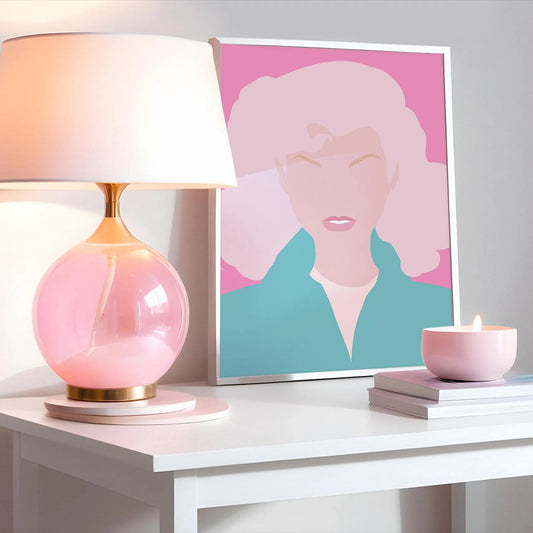 Pink Lady Watercolour Print