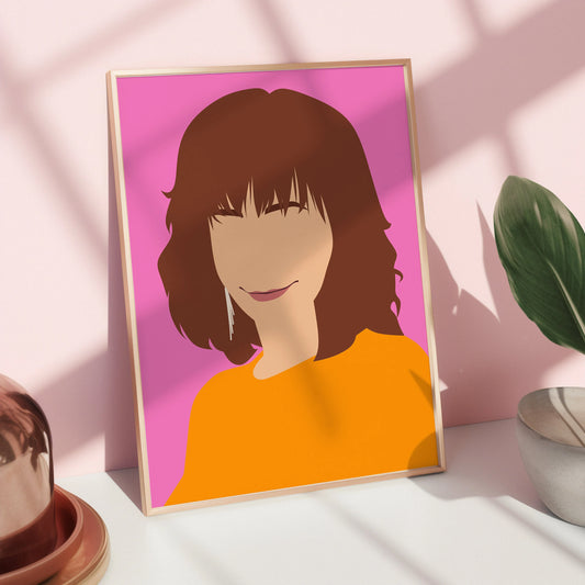 Reba McEntire Inspired Art Print