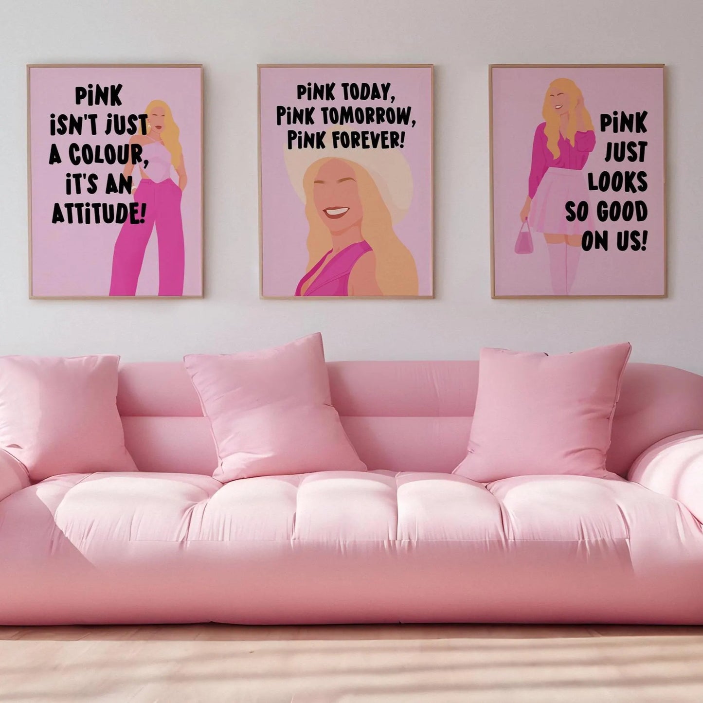 Pink is my signature colour Print