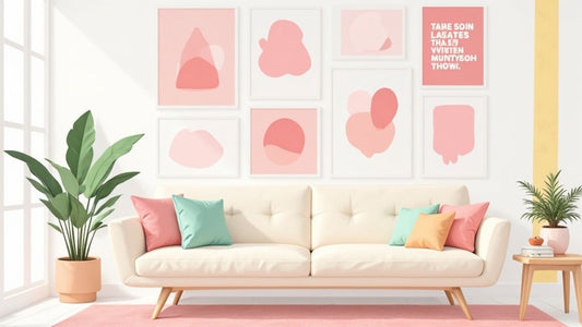 Dreamy Posters for Living Rooms: Your Guide to a Joyful, Pink-Powered Space