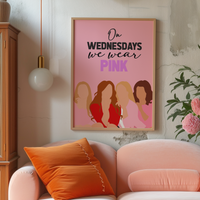 On Wednesdays We Wear Pink Print