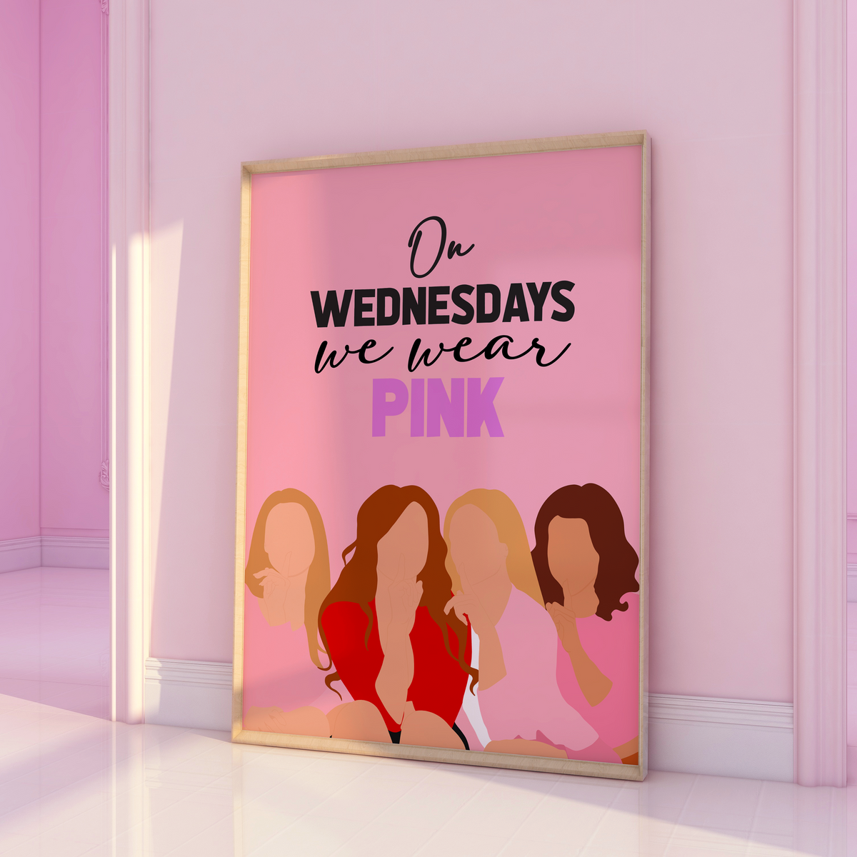 On Wednesdays We Wear Pink Print