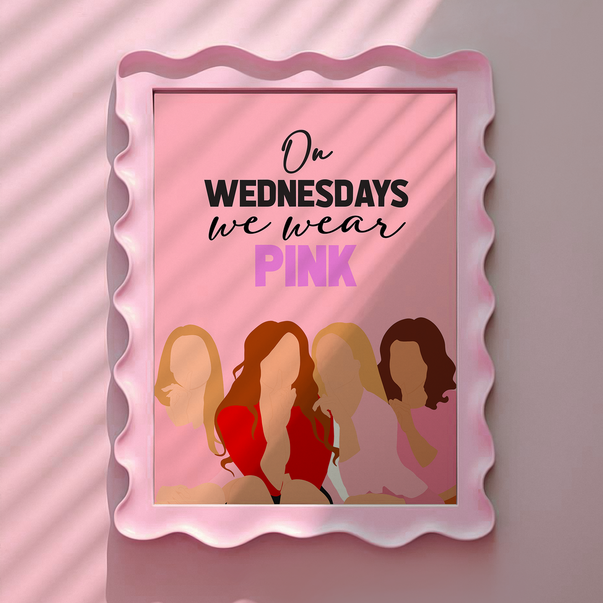 On Wednesdays We Wear Pink Print