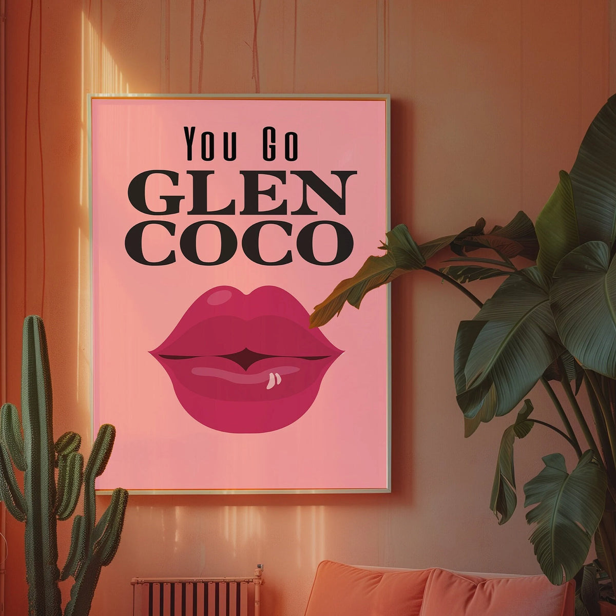 Mean Girls Inspired You Go Glen Coco Pink Print