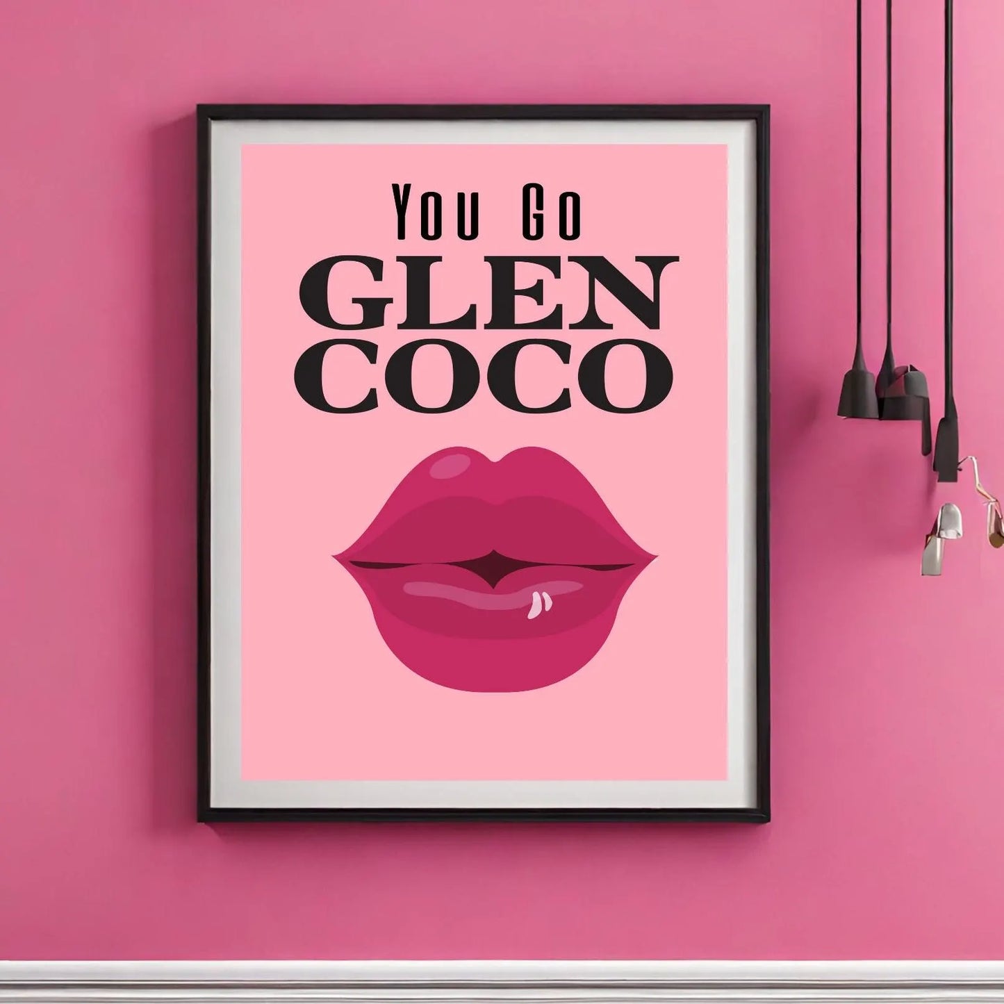 Mean Girls Inspired You Go Glen Coco Pink Print