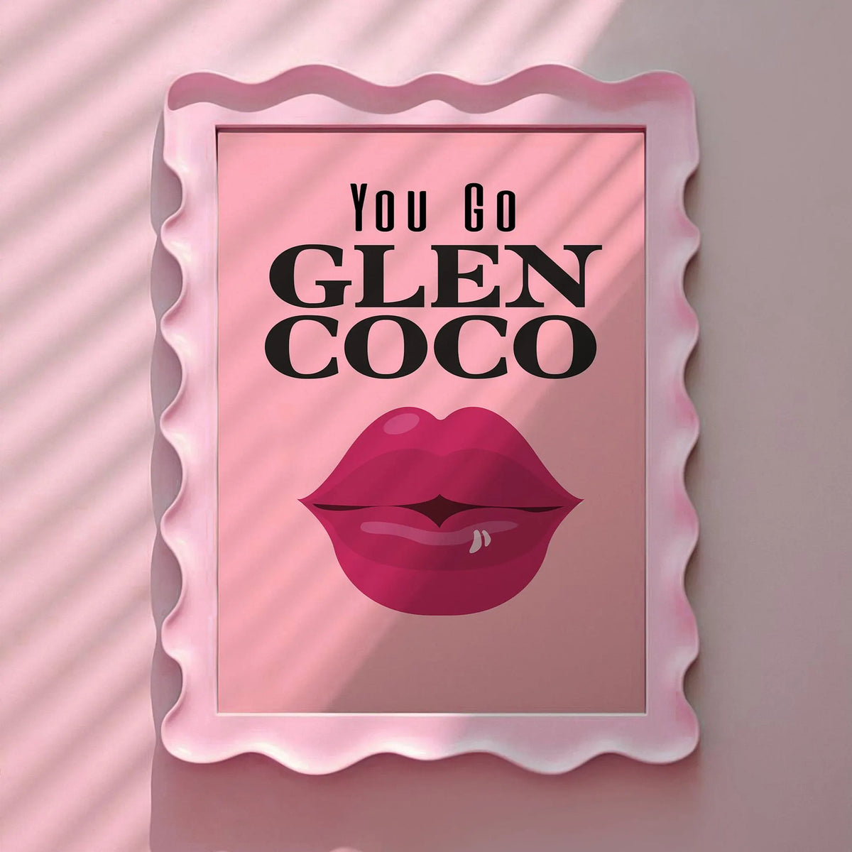 Mean Girls Inspired You Go Glen Coco Pink Print