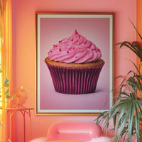 Pink Cupcake Print