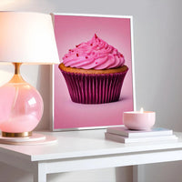 Pink Cupcake Print