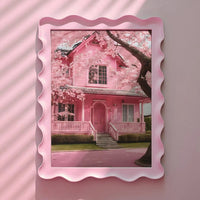 Cherry Blossom House Pink Print