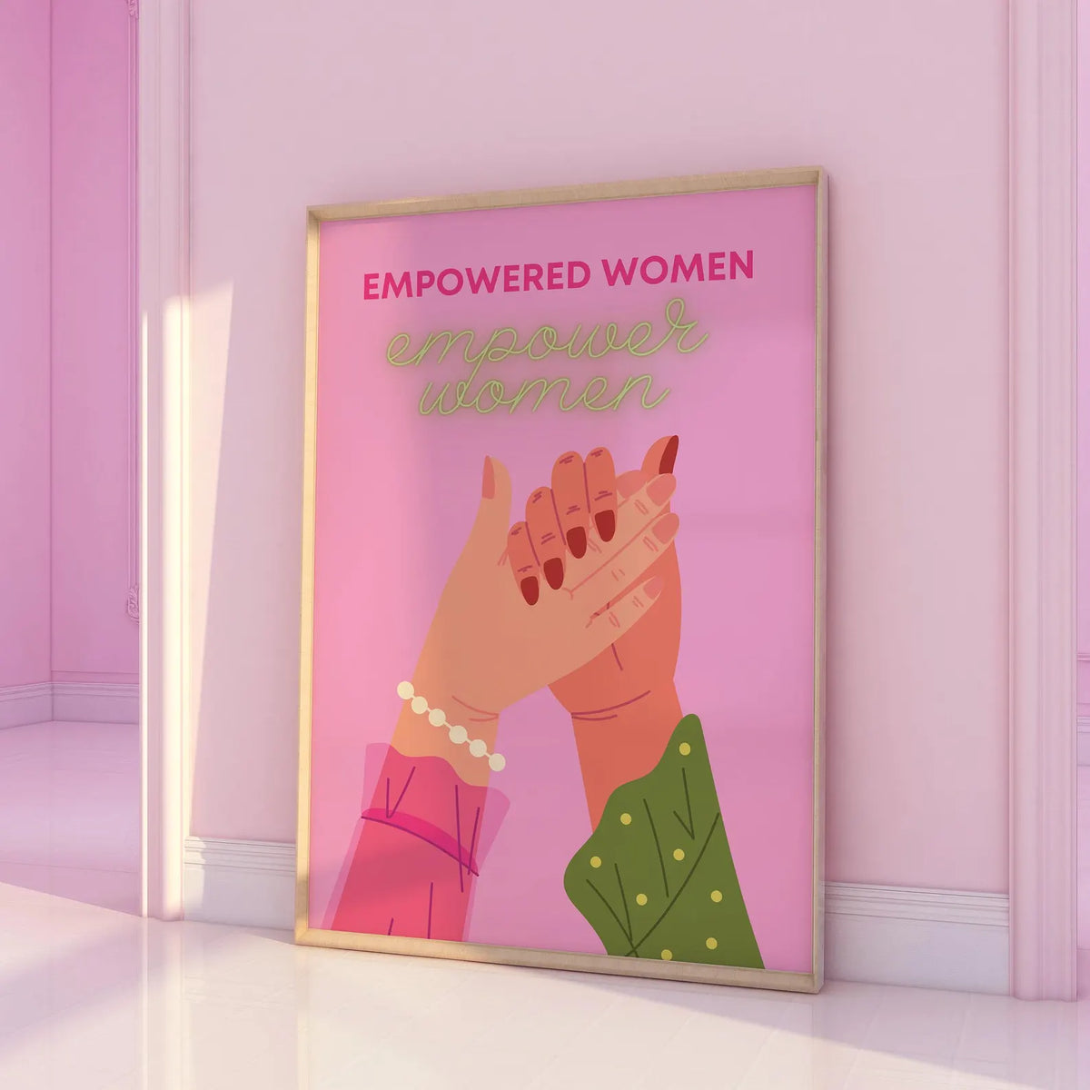 Empowered Women, Empower Women Pink Print