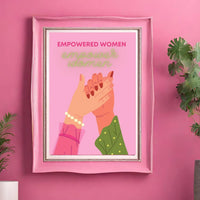 Empowered Women, Empower Women Pink Print