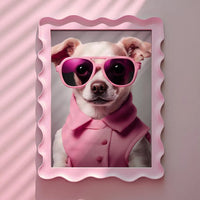 Cool Pink Chihuahua in Sunglasses Pink Print