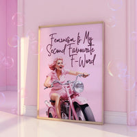 Feminism is my second favourite f-word Pink Print