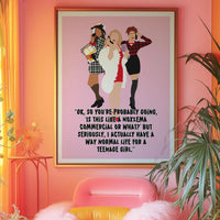 Clueless Inspired Way normal life Pink Print