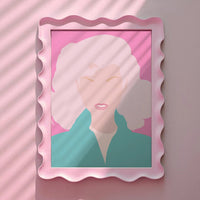 Pink Lady Watercolour Print