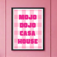 Mojo Dojo Casa House Pink Print