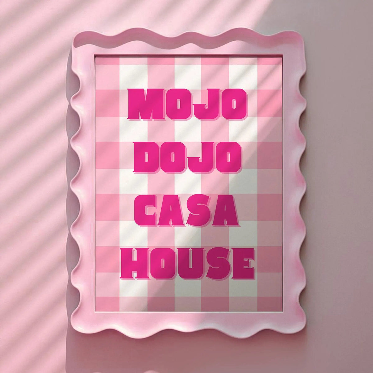 Mojo Dojo Casa House Pink Print