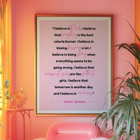 I believe in Pink, Pink Print